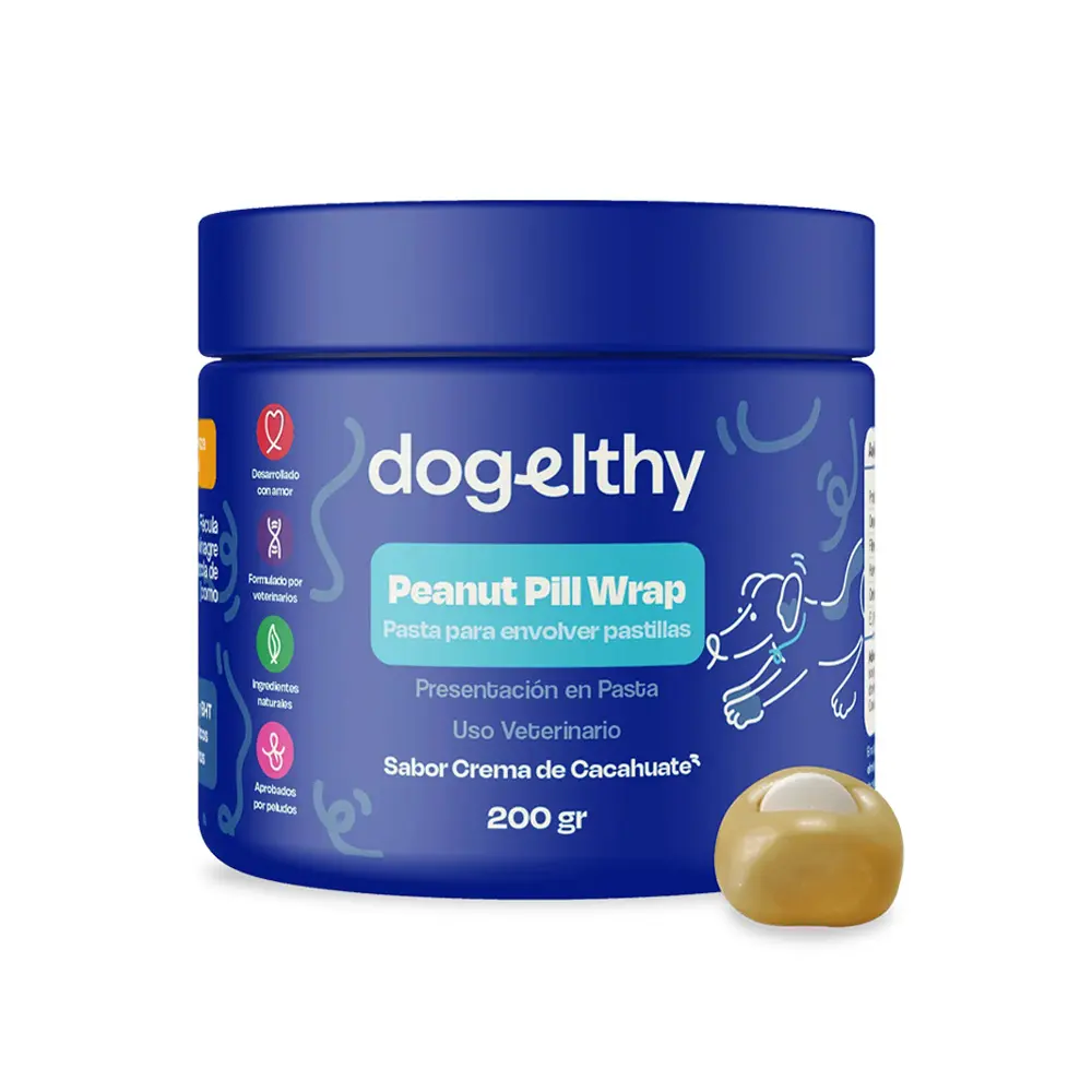Dogelthy Recubrimiento de Pastillas Sabor Crema de Cacahuate 200 g
