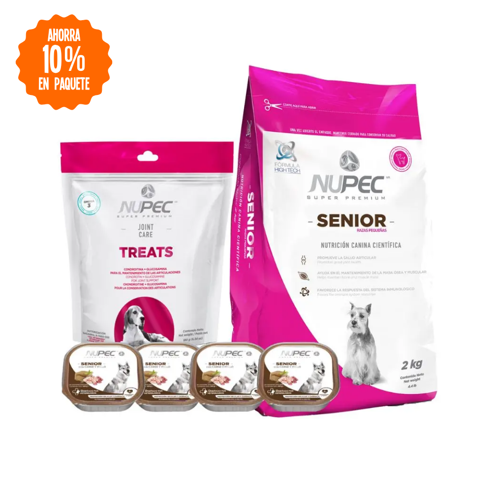 [PQ-SE-RP-2KG] Paquete Senior Raza Pequeña 2 kg