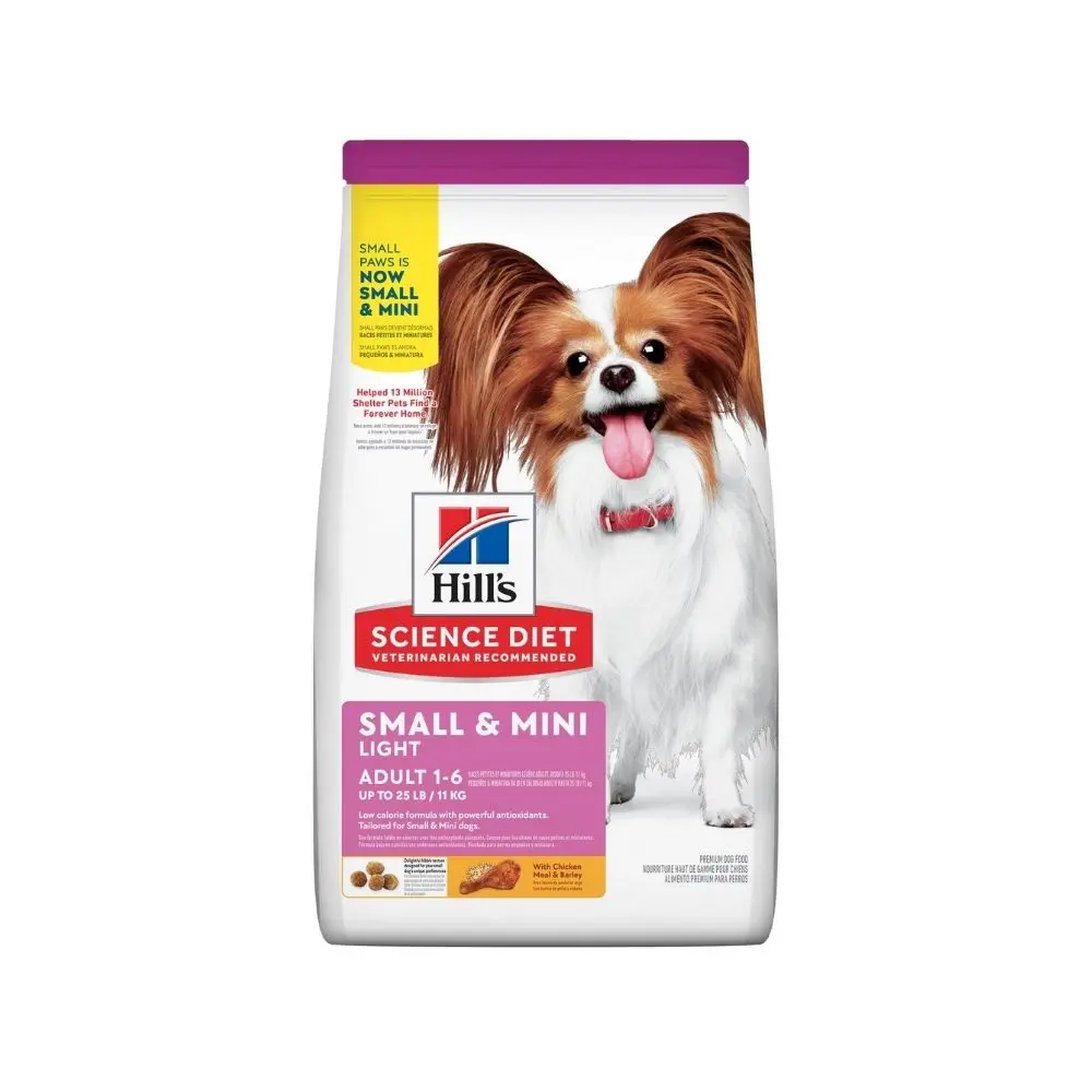 Hill's Alimento Seco Light para Perro Adulto Raza Pequeña y Mini 2 kg