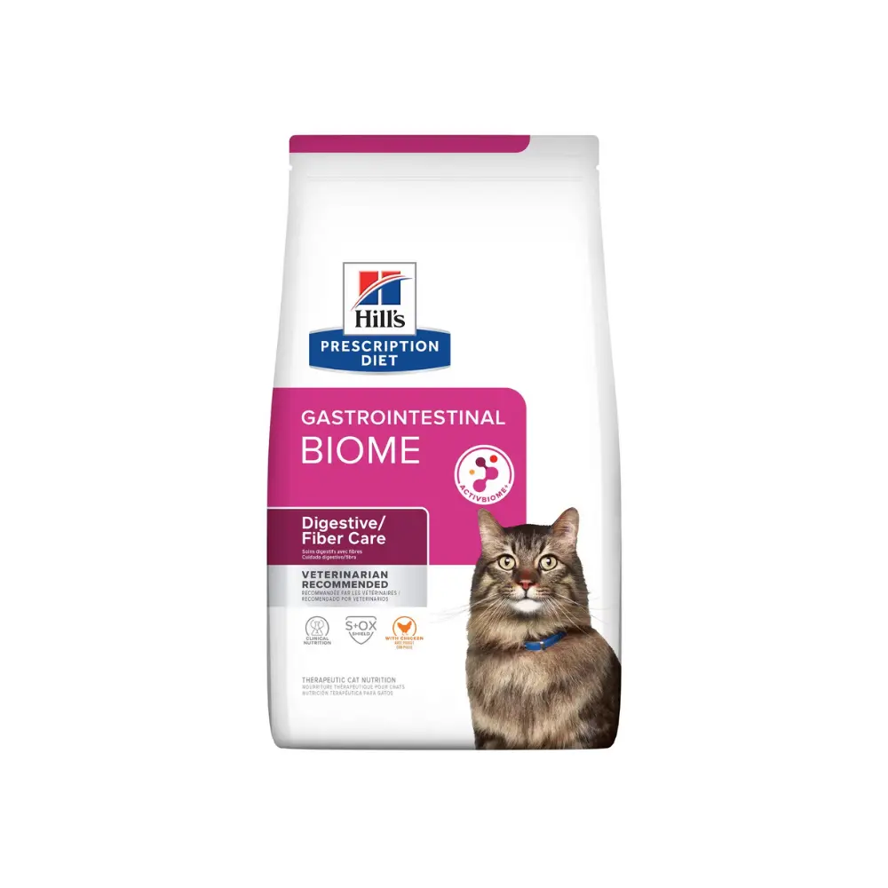 [HIVET-FE-GB-1.8KG] Hill's Prescripcion Alimento Seco Gastrointestinal Biome para Gato Adulto 1.8 kg