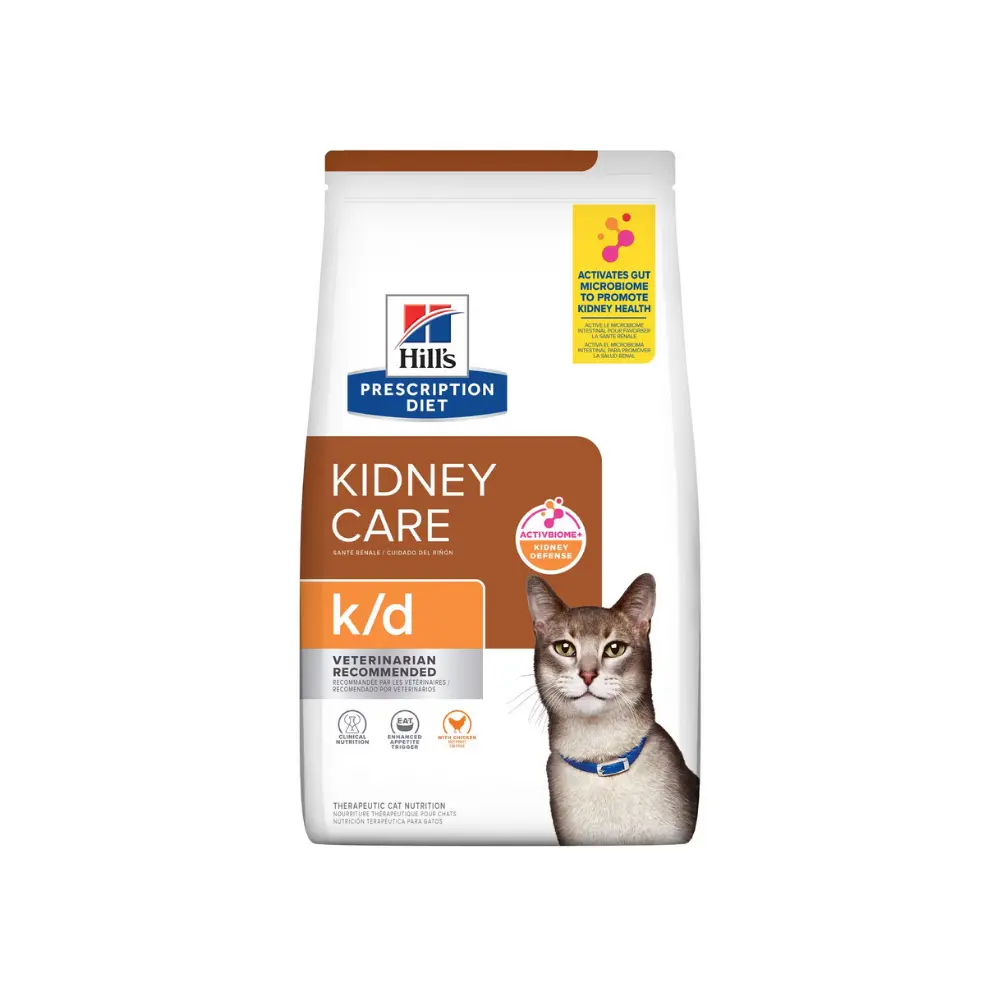 [HIVET-FE-KD-3.9KG] Hill's Prescripcion Alimento Seco k/d Kidney Care para Gato Adulto 3.9 kg