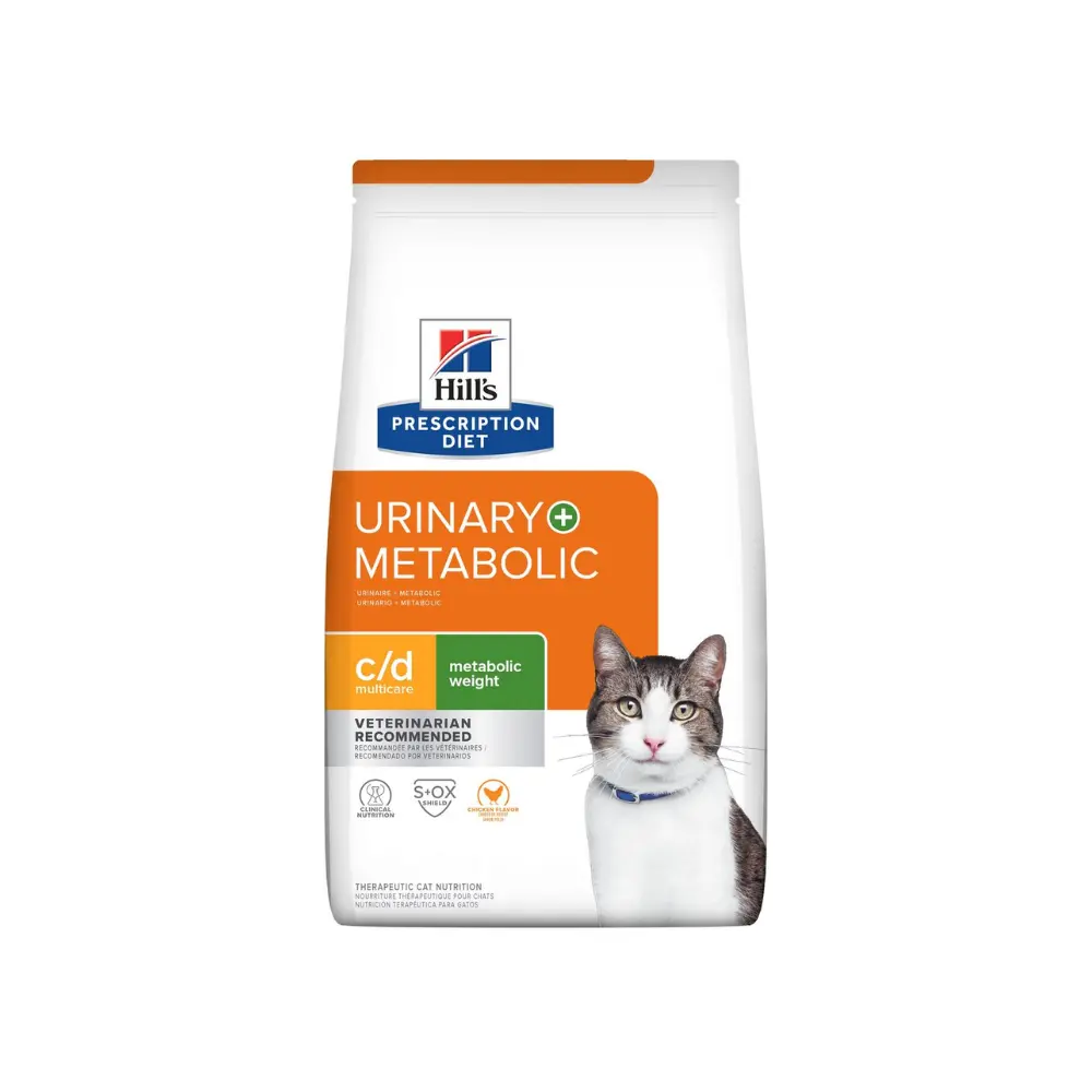 [HIVET-FE-UR-MT-2.9KG] Hill's Prescripcion Alimento Seco Urinary + Metabolic para Gato Adulto 2.9 kg