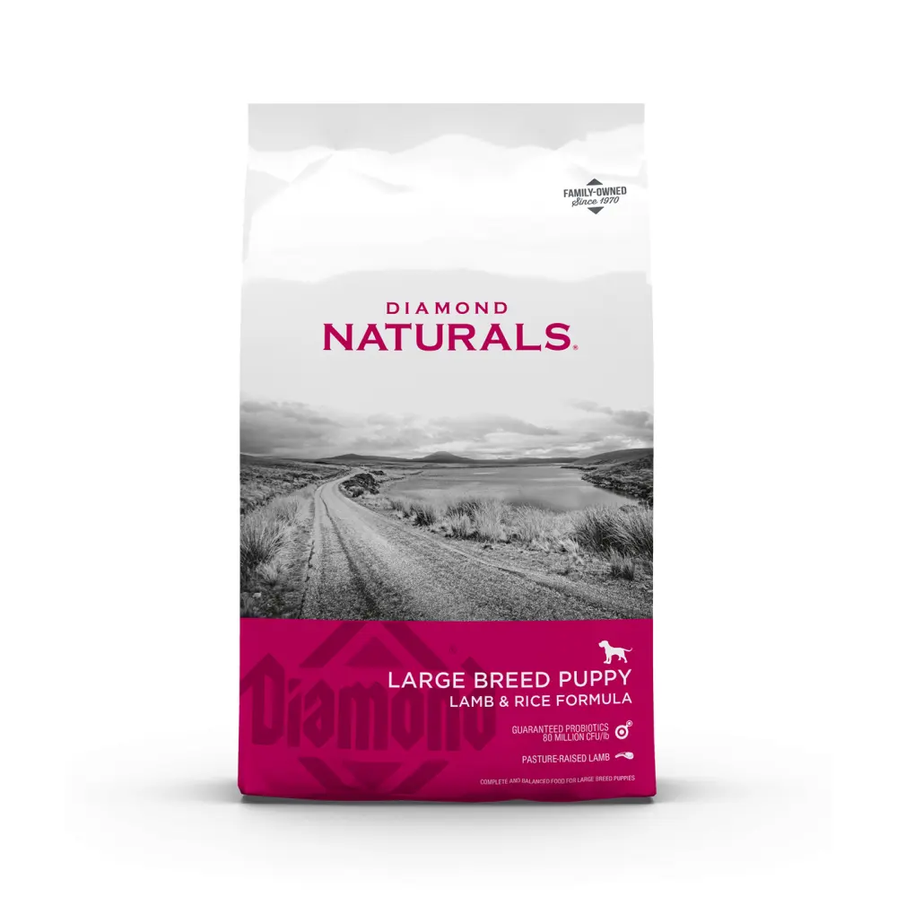 [DN-CA-RG-9.07KG] Diamond Naturals Alimento Seco para Perro Cachorro Raza Grande 9.07 kg