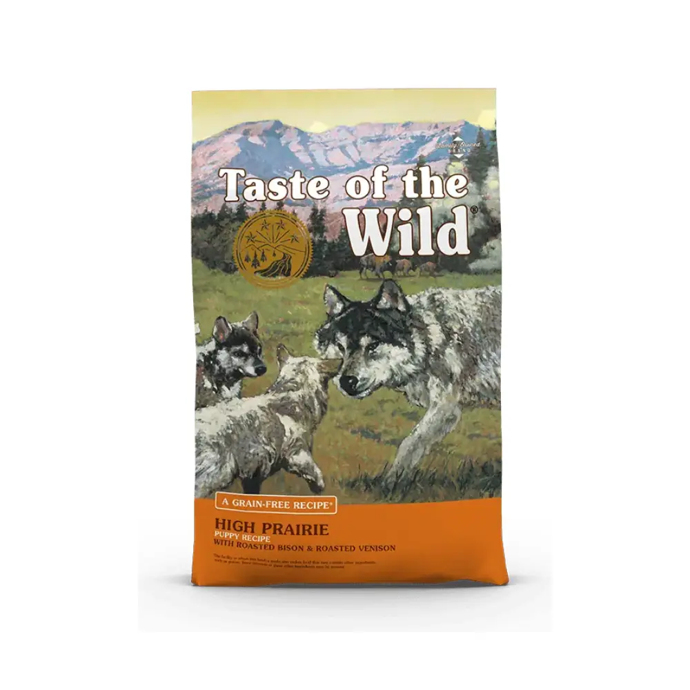 Taste of the Wild Alimento Seco High Praire para Perro Cachorro Receta Bisonte y Venado Asado 6.3 kg