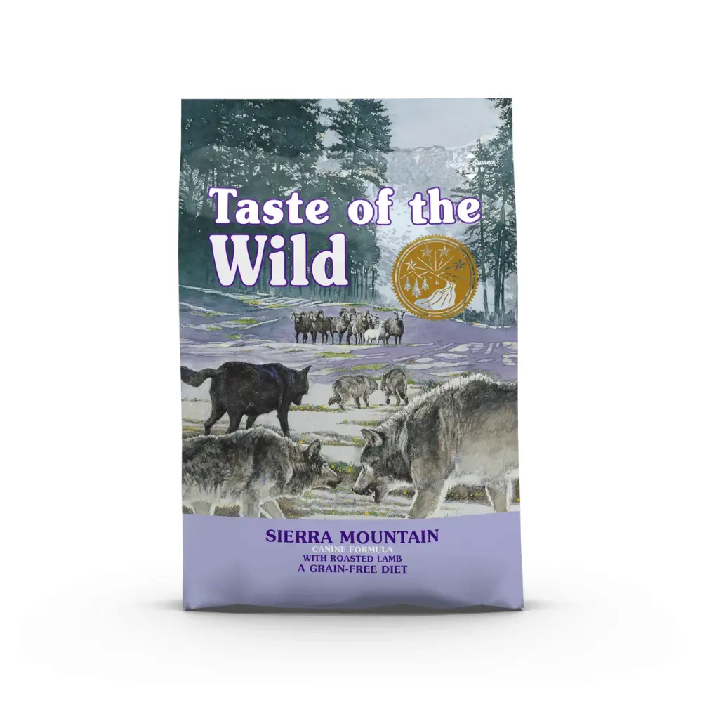 Taste of the Wild Alimento Seco Sierra Mountain para Perro Adulto Receta Cordero Asado 12.7 kg
