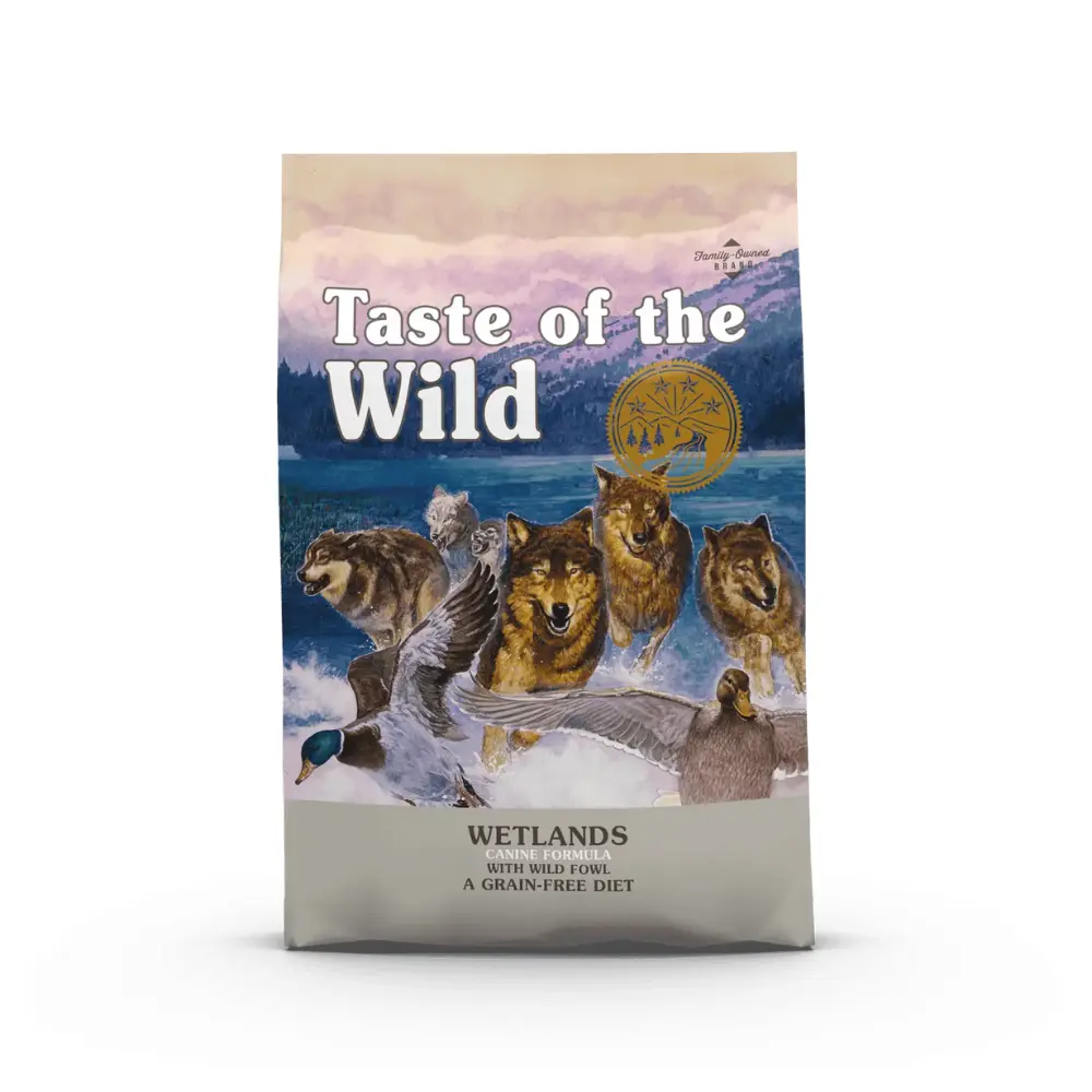 Taste of the Wild Alimento Seco Wetlands para Perro Adulto Receta Pato Asado 2.28 kg