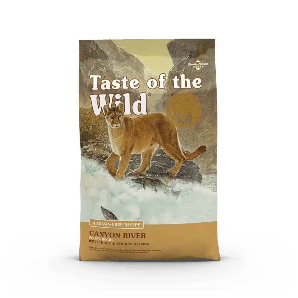Taste of the Wild Alimento Seco Canyon River para Gato Adulto Receta Trucha y Salmon Ahumado 6.3 kg
