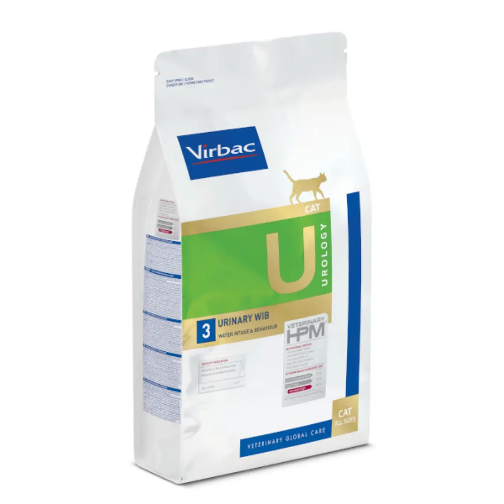 [VB-FE-UR-WIB-3KG] Virbac Alimento Seco Urology WIB para Gato Adulto 3 kg