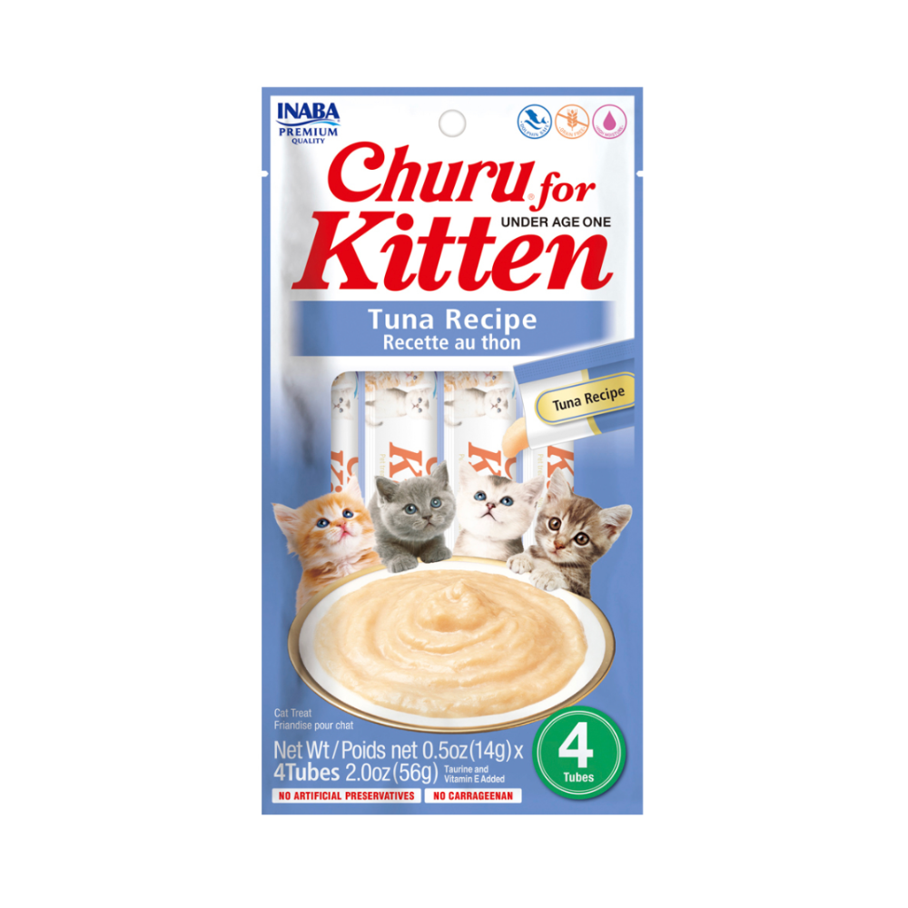 Inaba Churu Premios para Gatito Receta Atun Bolsa 56 g