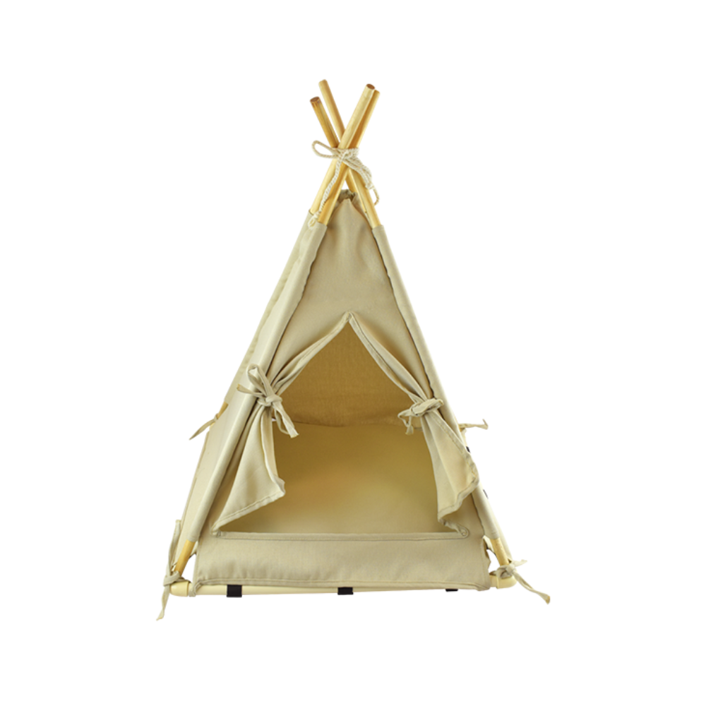 [FP-CASA-TIP-ARE] Fancy Pets Casa Tipee para Perro y Gato Color Arena