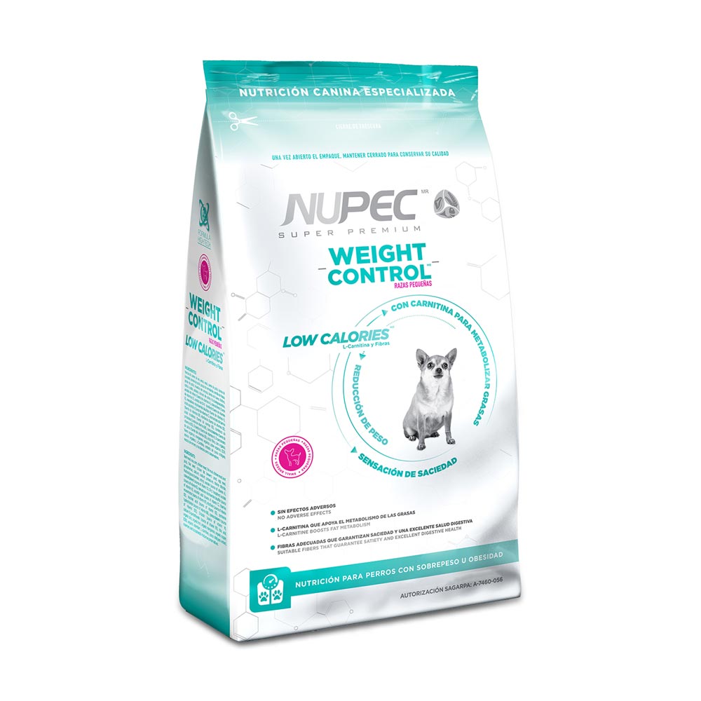 Nupec Alimento Seco Weight Control para Perro Adulto Raza Pequeña 2 kg