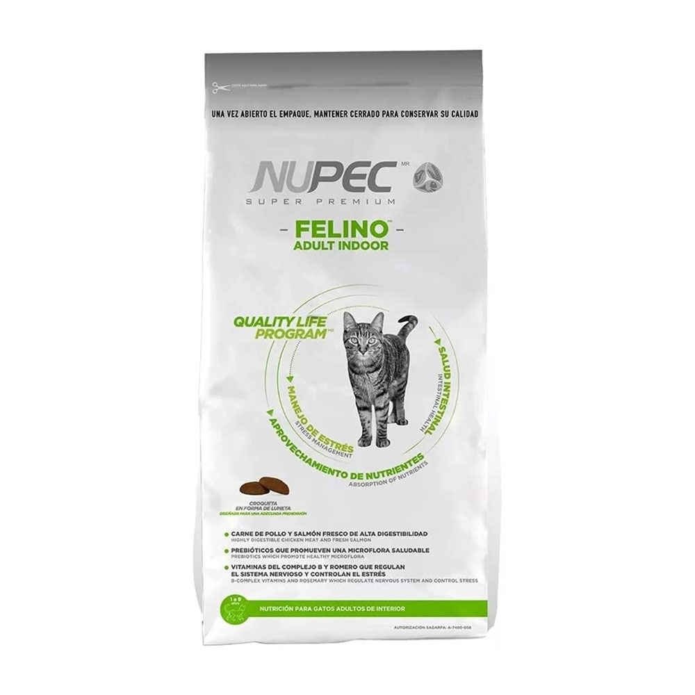 Nupec Felino Alimento Seco para Gato Adulto Indoor 1.5 kg