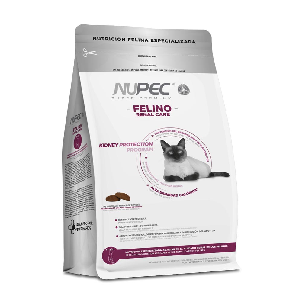 Nupec Felino Alimento Seco Renal Care para Gato Adulto 1.5 kg