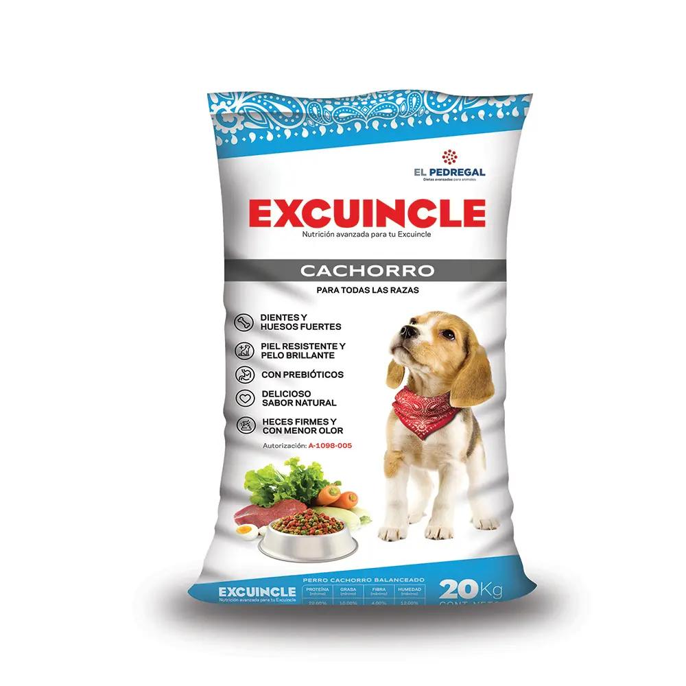 [EX-CA-20KG] Excuincle Alimento Seco para Perro Cachorro Todas las Razas 20 kg