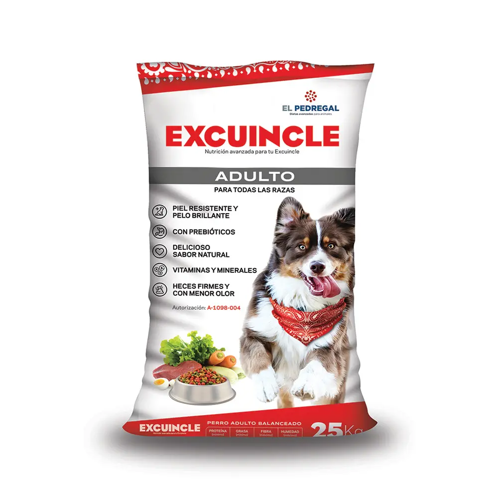 [EX-AD-25KG] Excuincle Alimento Seco para Perro Adulto Todas las Razas 25 kg