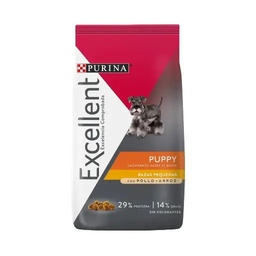 [PE-CA-RP-3.5KG] Purina Excellent Alimento Seco para Perro Cachorro Raza Pequeña 3.5 kg