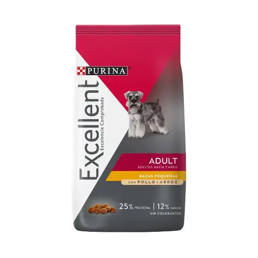 [PE-AD-RP-7.5KG] Purina Excellent Alimento Seco para Perro Adulto Raza Pequeña 7.5 kg