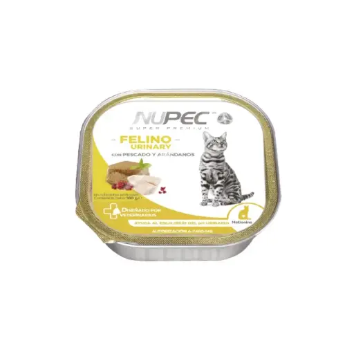 [NP-FE-HM-UR-LATA-100G] Nupec Alimento Humedo Urinary para Gato Adulto Lata 100 g