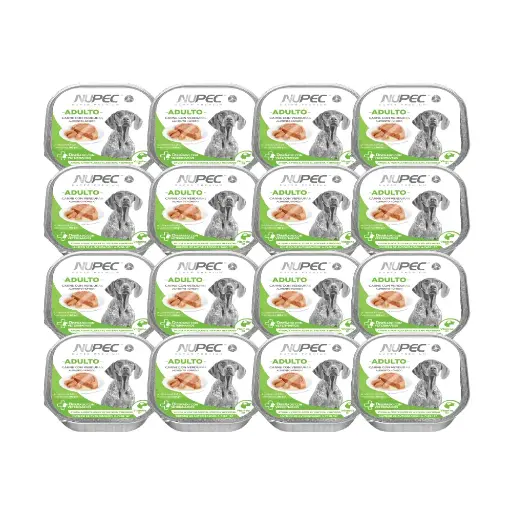 [NP-HM-AD-SKIT-16LATAS] Nupec Alimento Humedo para Perro Adulto Super Kit 16 Latas