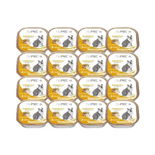 [NP-HM-DH-SKIT-16LATAS] Nupec Alimento Humedo Digestive para Perro Adulto Super Kit 16 Latas
