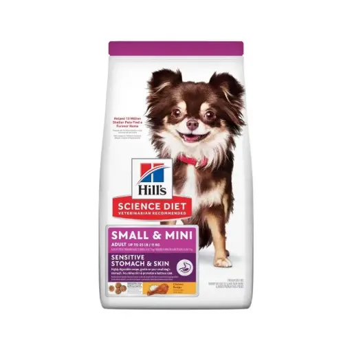 [HI-SENS-SKST-RPRMINI-6.8KG] Hill's Alimento Seco Sensitive Stomach & Skin para Perro Adulto Raza Pequeña y Mini 6.8 kg