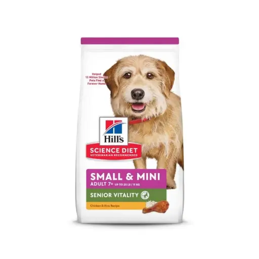 [HI-SE-SV-RPRMINI-5.7KG] Hill's Alimento Seco Senior Vitality para Perro Senior Raza Pequeña y Mini 5.7 kg