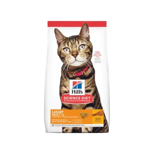 [HI-FE-AD-WC-7.3KG] Hill's Alimento Seco Light para Gato Adulto 7.3 kg