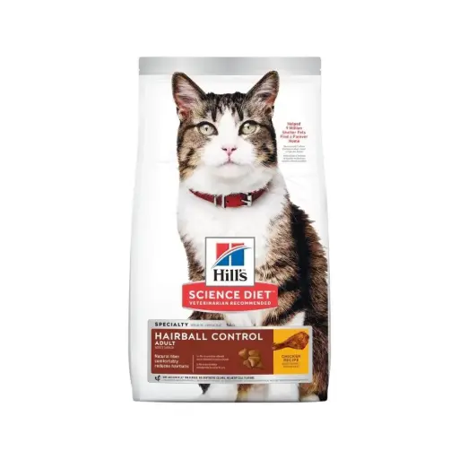 [HI-FE-HB-1.6KG] Hill's Alimento Seco Hairball Control para Gato Adulto 1.6 kg
