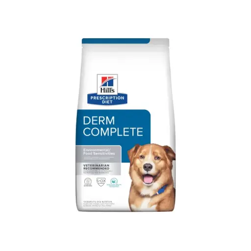 [HIVET-DC-10.9KG] Hill's Prescripcion Alimento Seco c/d Derm Complete para Perro Adulto 10.9 kg