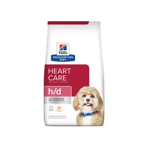 [HIVET-HD-8KG] Hill's Prescripcion Alimento Seco h/d Heart Care para Perro Adulto 8 kg