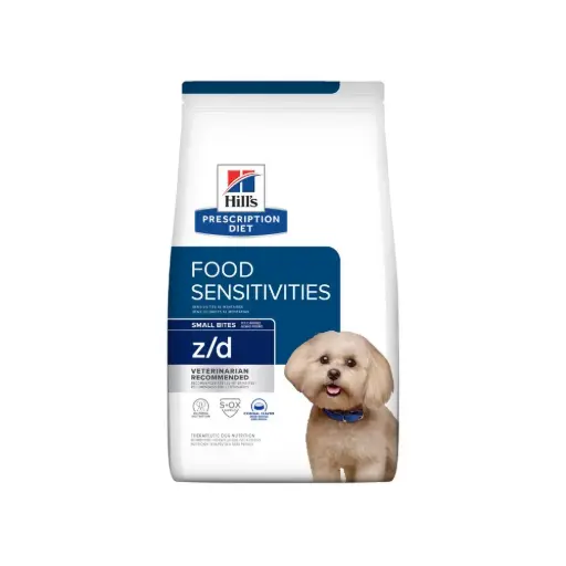 [HIVET-ZD-RP-1.5KG] Hill's Prescripcion Alimento Seco z/d Food Sensitivities para Perro Adulto Raza Pequeña 1.5 kg