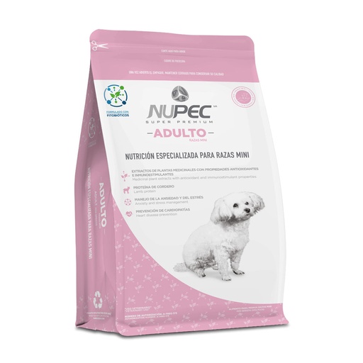 [NP-AD-RMINI-3KG] Nupec Alimento Seco para Perro Adulto Raza Mini 3 kg