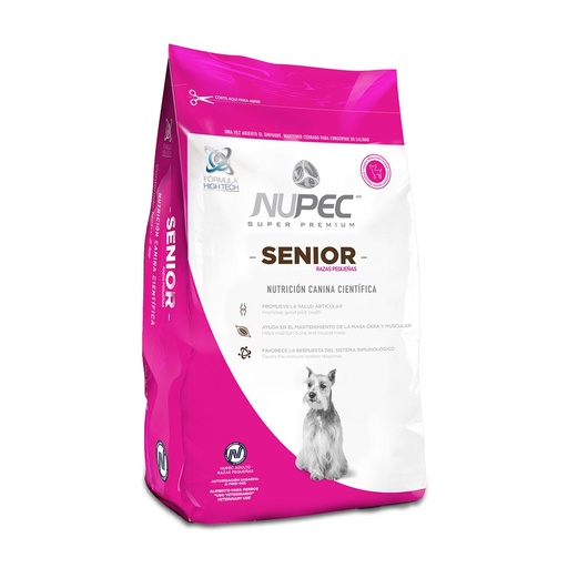 [NP-SE-RP-8KG] Nupec Alimento Seco para Perro Senior Raza Pequeña 8 kg