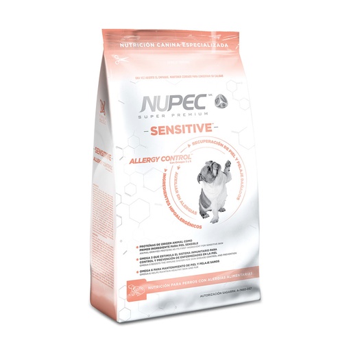 [NP-SENS-8KG] Nupec Alimento Seco Sensitive para Perro Adulto 8 kg