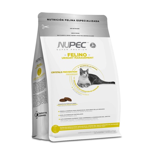 [NP-FE-UR-1.5KG] Nupec Felino Alimento Seco Urinary Management para Gato Adulto 1.5 kg