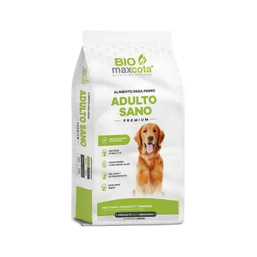 [BM-AD-SA-10KG] Biomaxcota Alimento Seco para Perro Adulto Sano Todas las Razas 10 kg