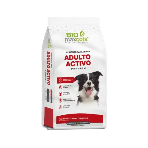 [BM-AD-AC-25KG] Biomaxcota Alimento Seco para Perro Adulto Activo Todas las Razas 25 kg