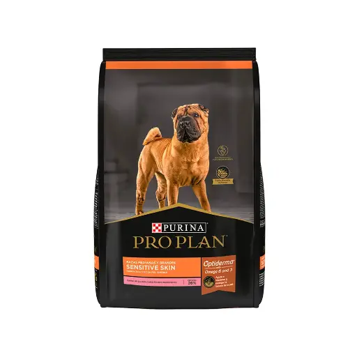 [PP-SENS-AD-RMG-SMON-13KG] Pro Plan Alimento Seco Sensitive Skin para Perro Adulto Raza Mediana/Grande Receta Salmon 13 kg