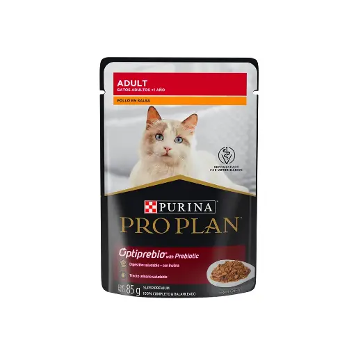 [PP-FE-HM-AD-PLLO-85G] Pro Plan Alimento Humedo para Gato Adulto Receta Pollo 85 g