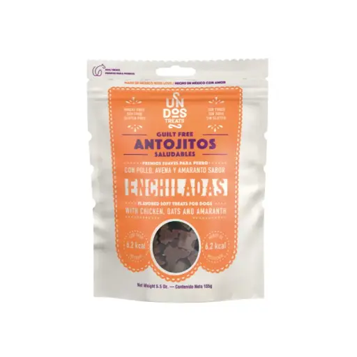 [UDT-ENCH-155G] Un Dos Treats Premios para Perro Sabor Enchiladas 155 g